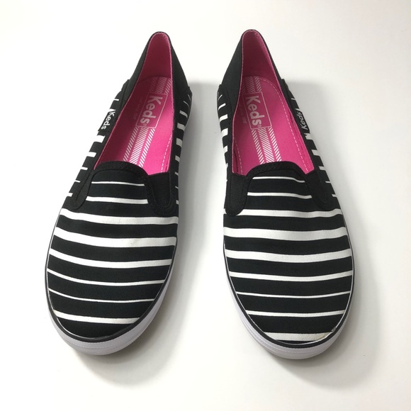 Keds Slip Ons Stripes Shoes Size 7.5 - Picture 2 of 9